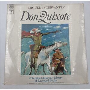 Don Quixote Miguel De Cervantes New Book And Sealed Vinyl LP Mint